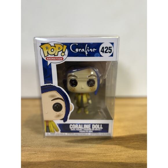 Funko Pop! Coraline Doll #425 *Vaulted/Retired In Box Protector New - Picture 1 of 6